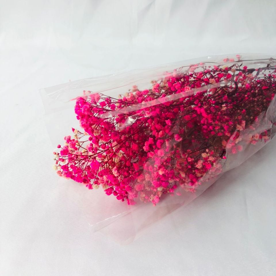 CİPSO ÇİÇEK PEMBE RENK KURU ÇİÇEK