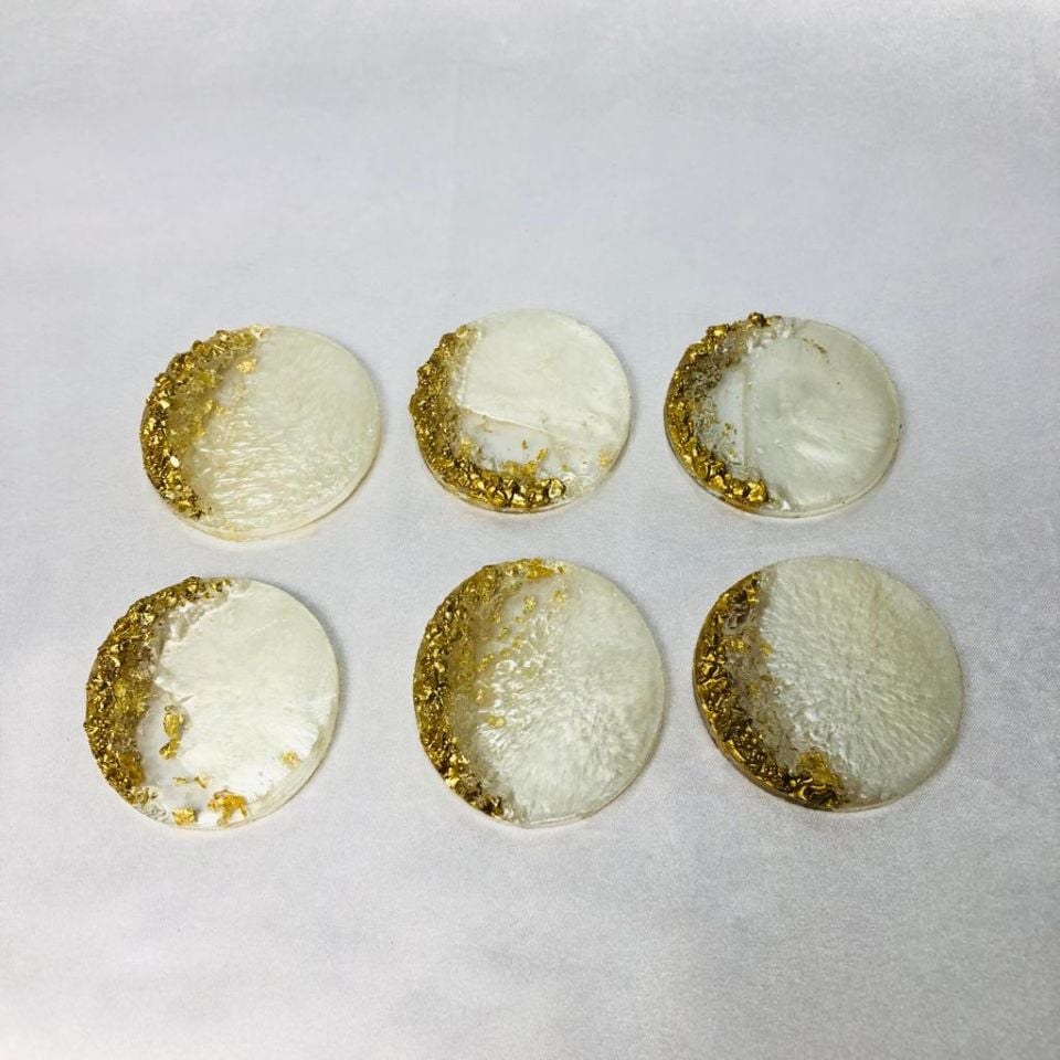 EPOKSİ KARIŞIM MAGNET YUVARLAK GOLD TAŞLI