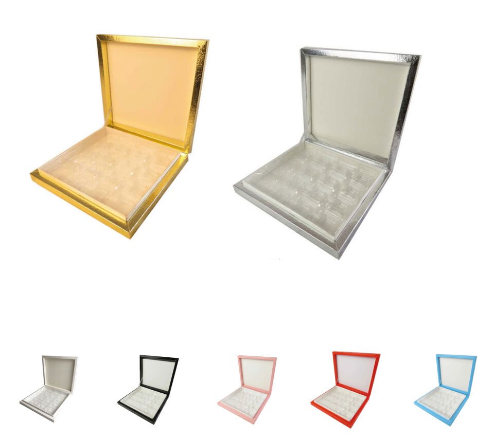 16'LI KARTON ÇİKOLATA KUTUSU SEPERATÖRLÜ KARE*