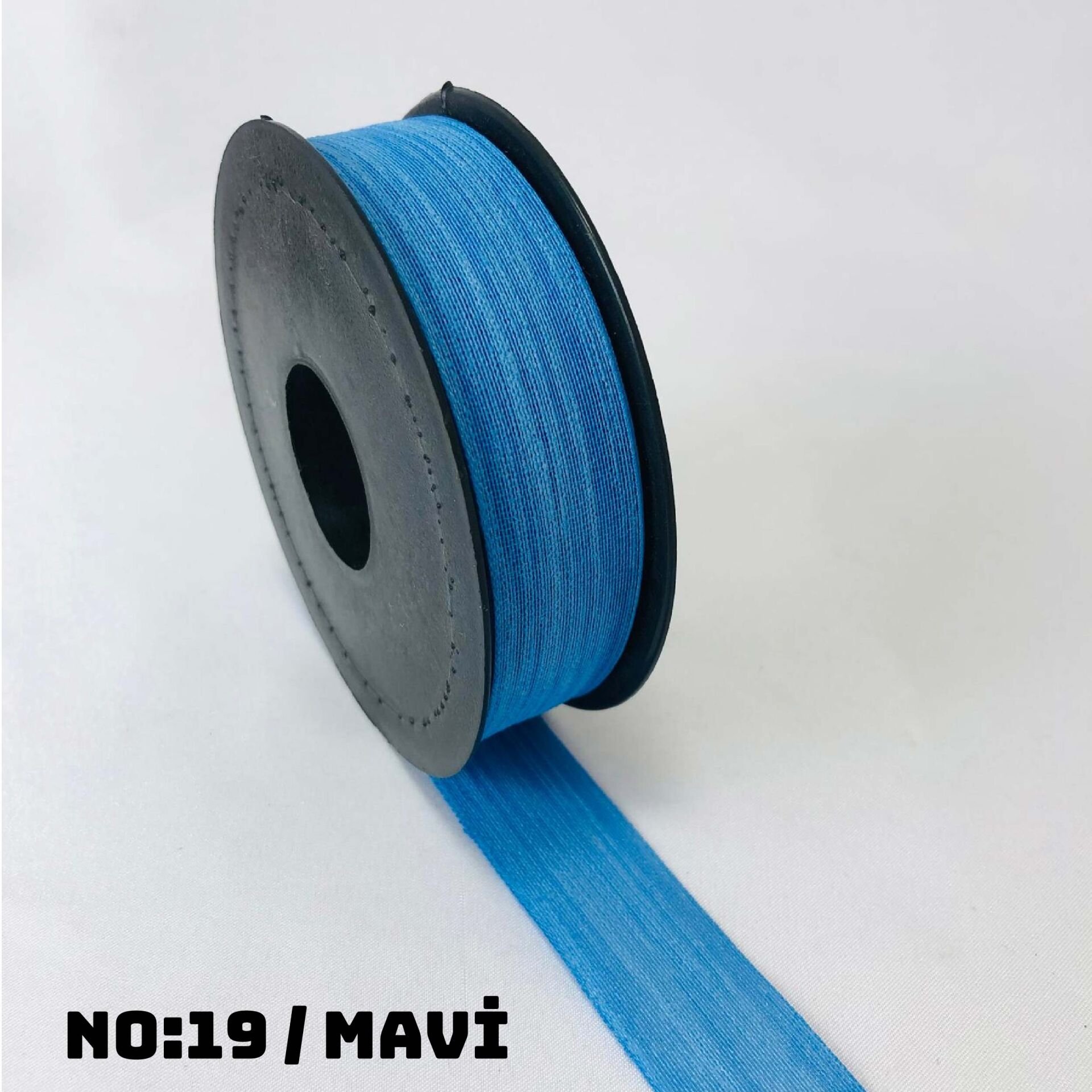 KETEN NOPEL KURDELE 20 METRE NO:19 - MAVİ - 10 Adet