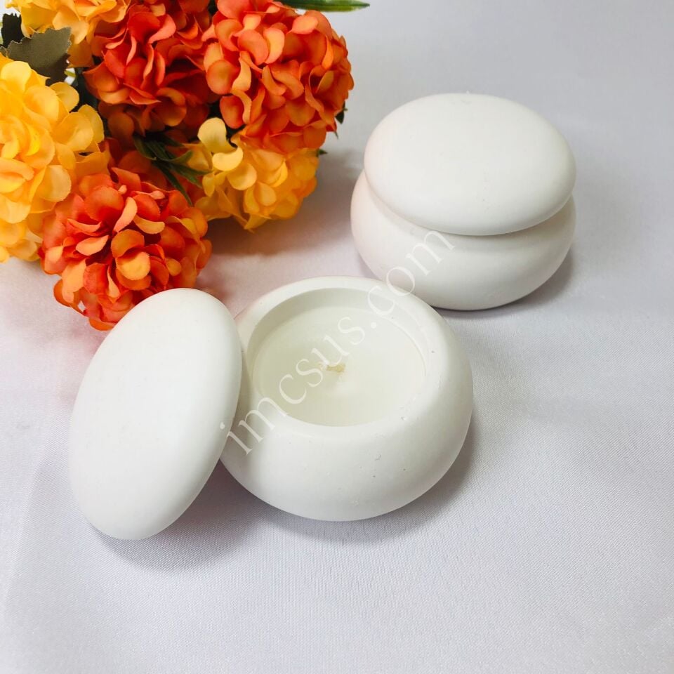 MUMLU TAŞ TOZU LOKUMLUK KAPAKLI