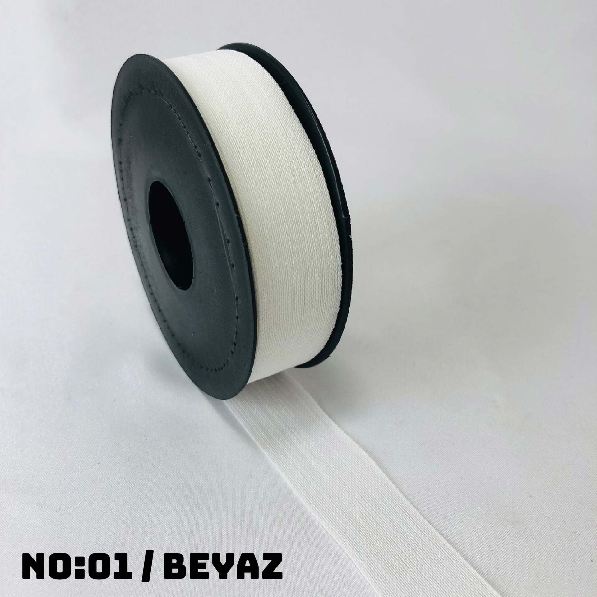 KETEN NOPEL KURDELE 20 METRE NO:1 - BEYAZ - 10 Adet