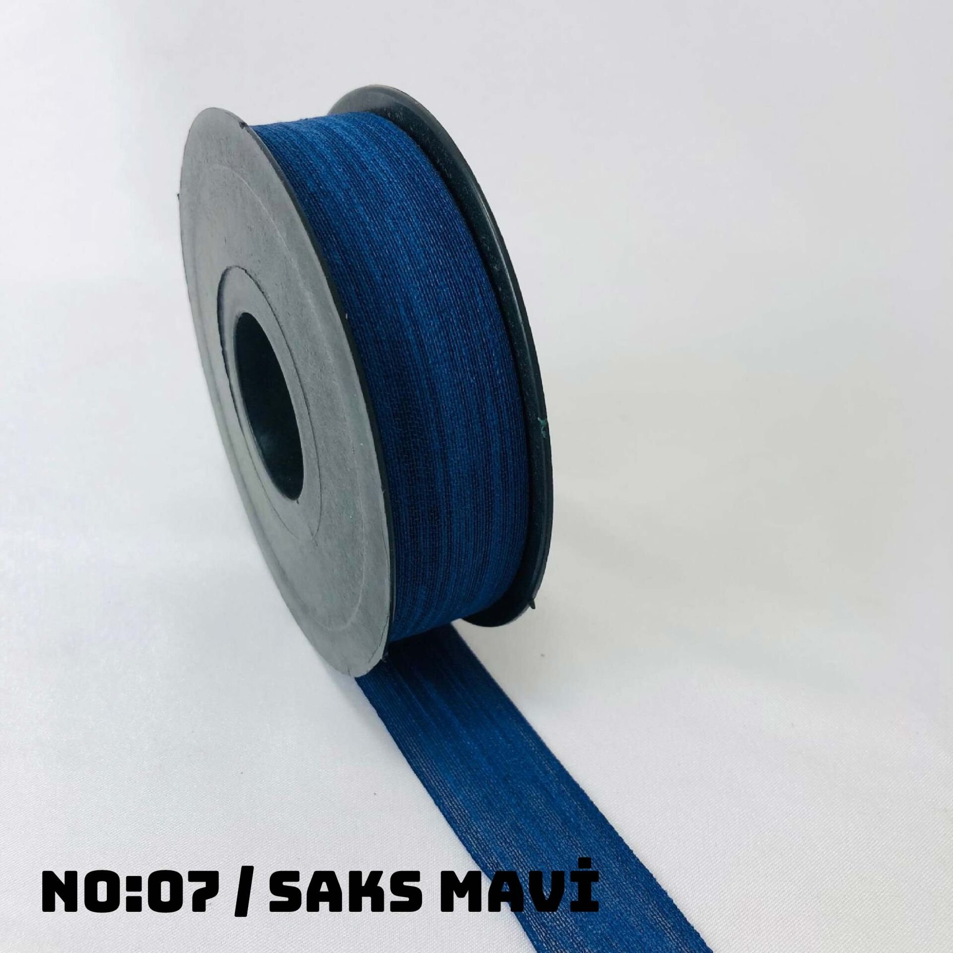 KETEN NOPEL KURDELE 20 METRE NO:7 - SAKS MAVİ - 10 Adet