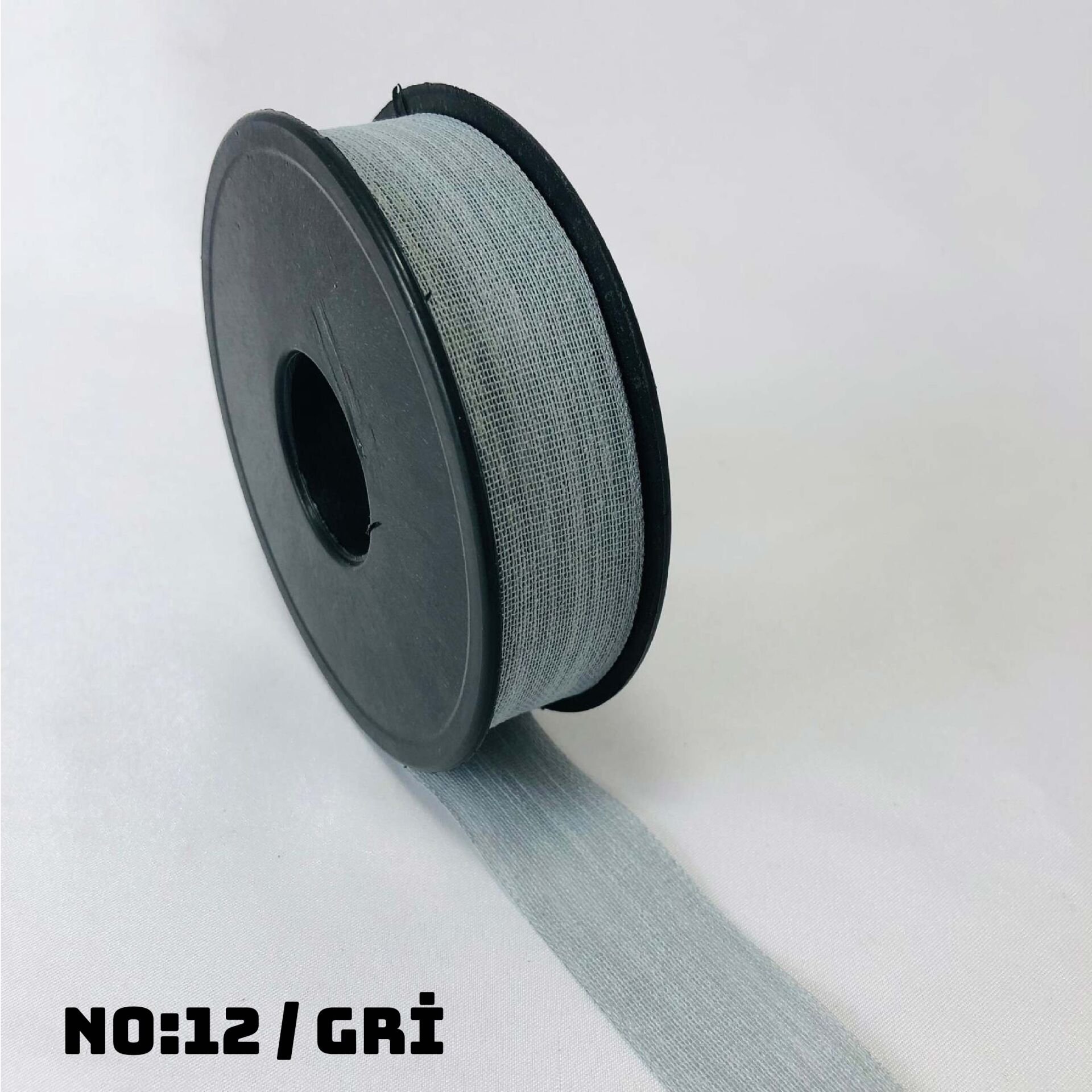 KETEN NOPEL KURDELE 20 METRE NO:12 - GRİ - 10 Adet