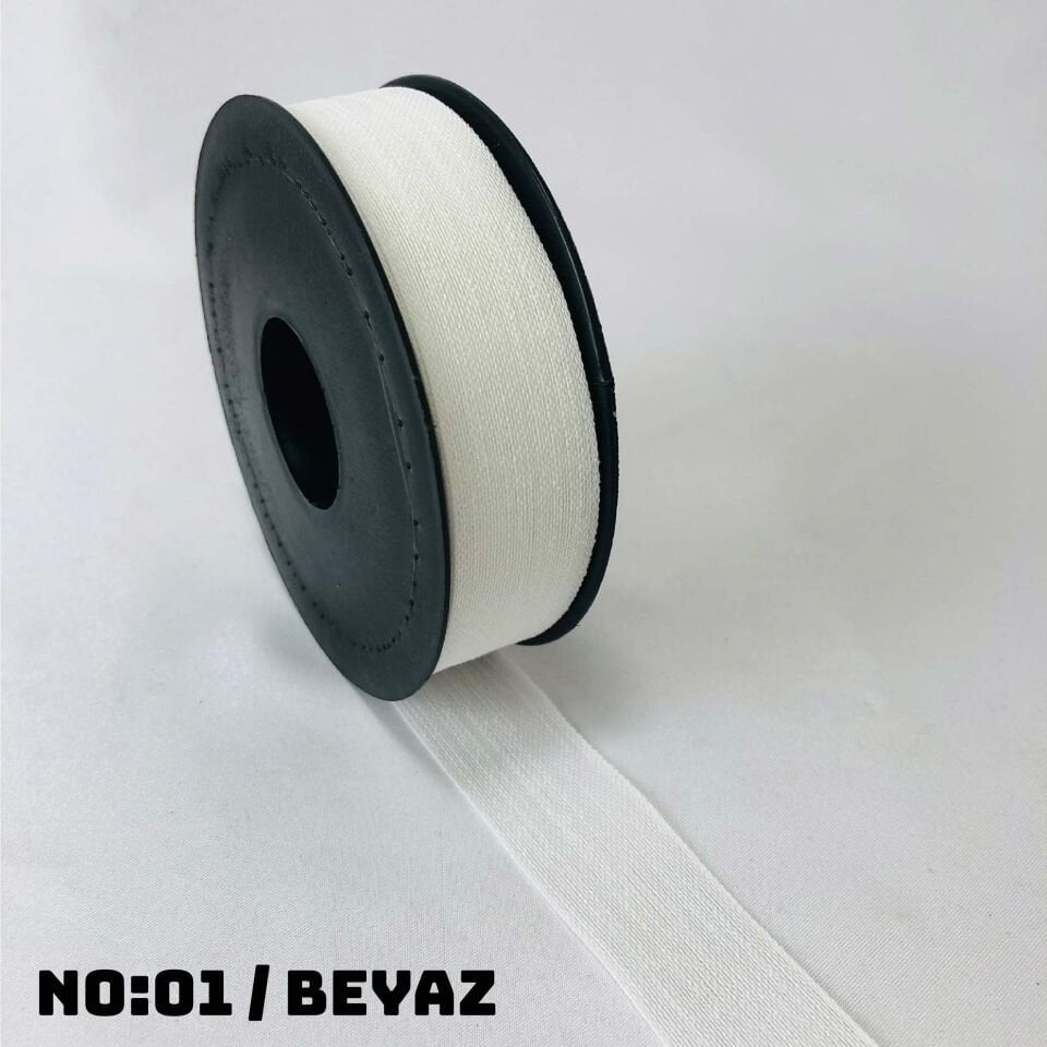 KETEN NOPEL KURDELE 20 METRE NO:1 - BEYAZ - 1 Adet