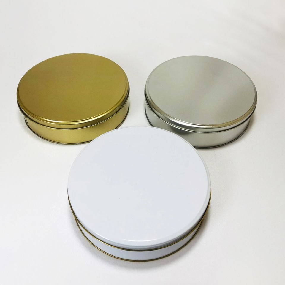 TENEKE METAL KUTU YUVARLAK 17cm