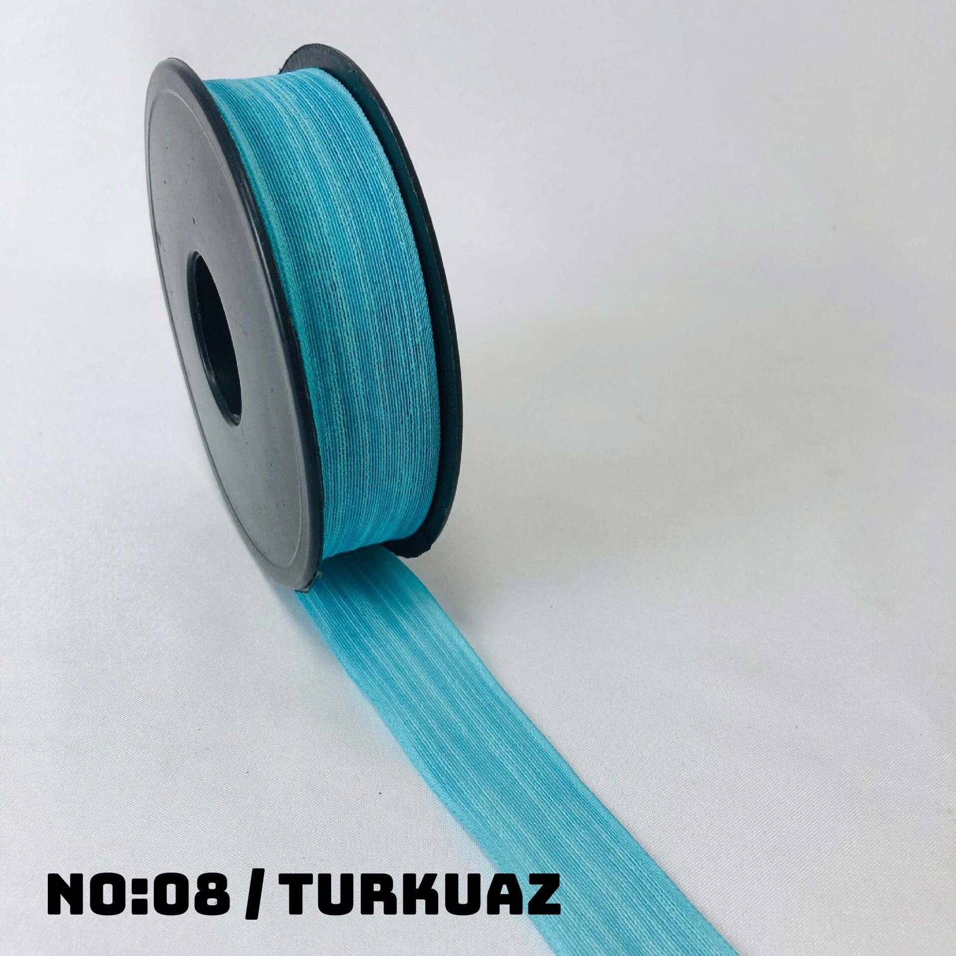KETEN NOPEL KURDELE 20 METRE NO:8 - TURKUAZ - 1 Adet