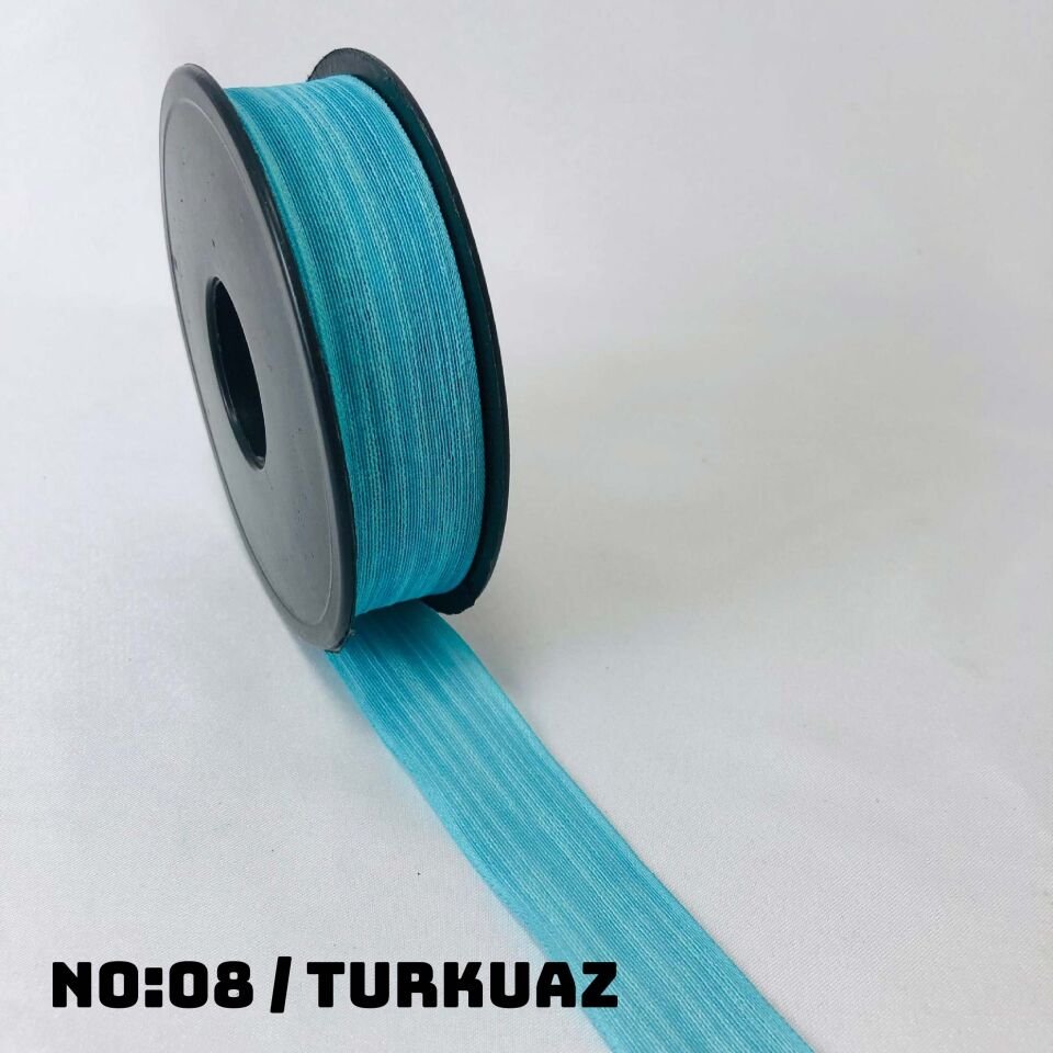 KETEN NOPEL KURDELE 20 METRE NO:8 - TURKUAZ - 1 Adet