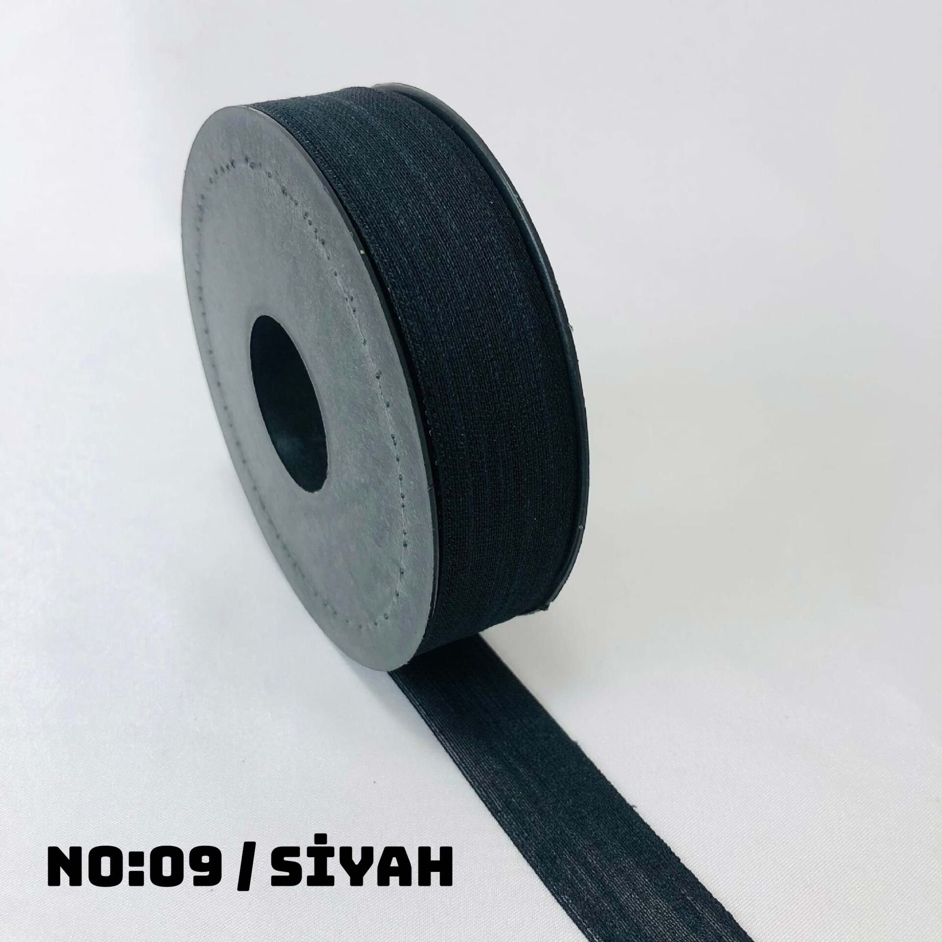 KETEN NOPEL KURDELE 20 METRE NO:9 - SİYAH - 1 Adet