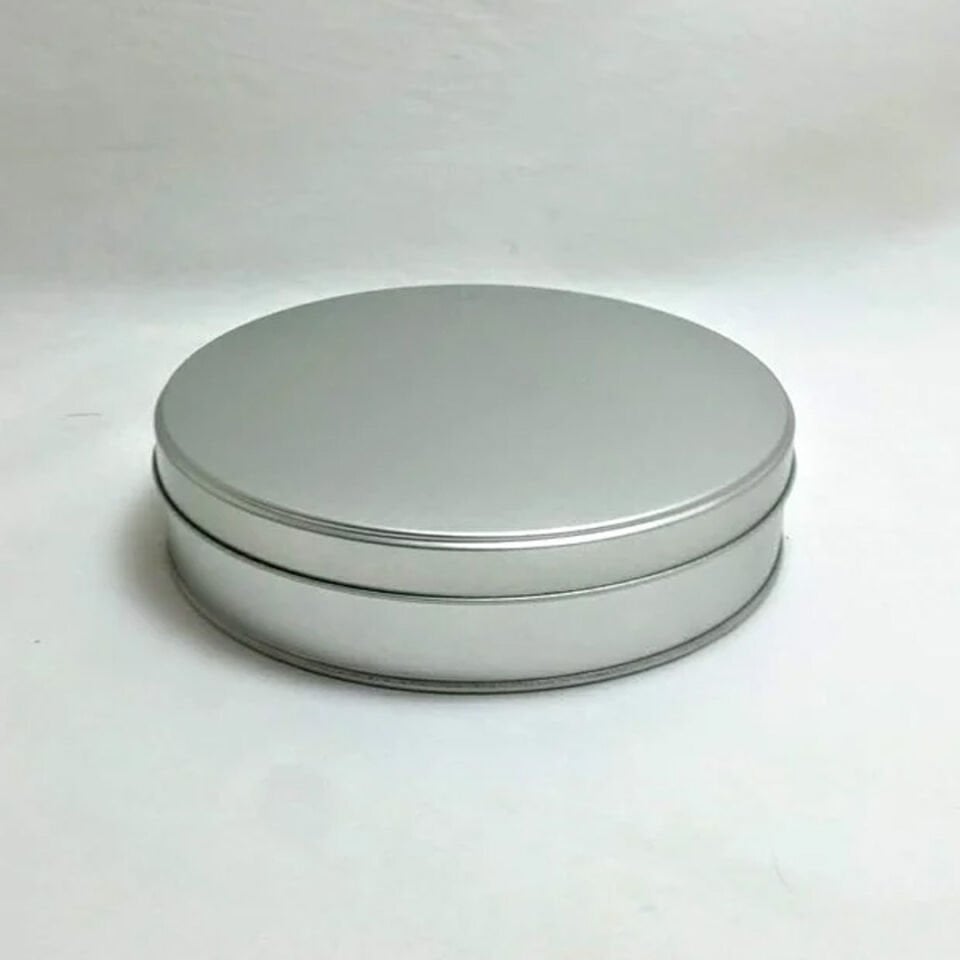 TENEKE METAL KUTU YUVARLAK 21cm