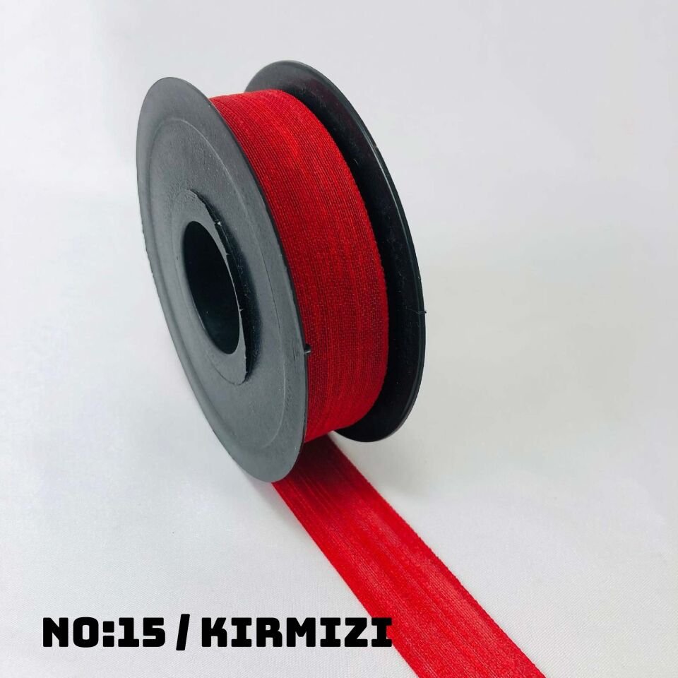 KETEN NOPEL KURDELE 20 METRE NO:15 - KIRMIZI - 1 Adet