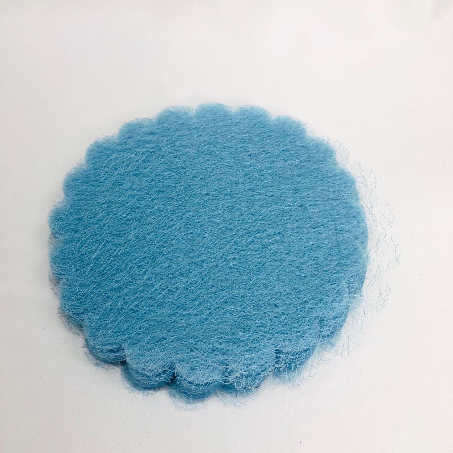 ELYAF ORGANZE YUVARLAK 22cm Mavi