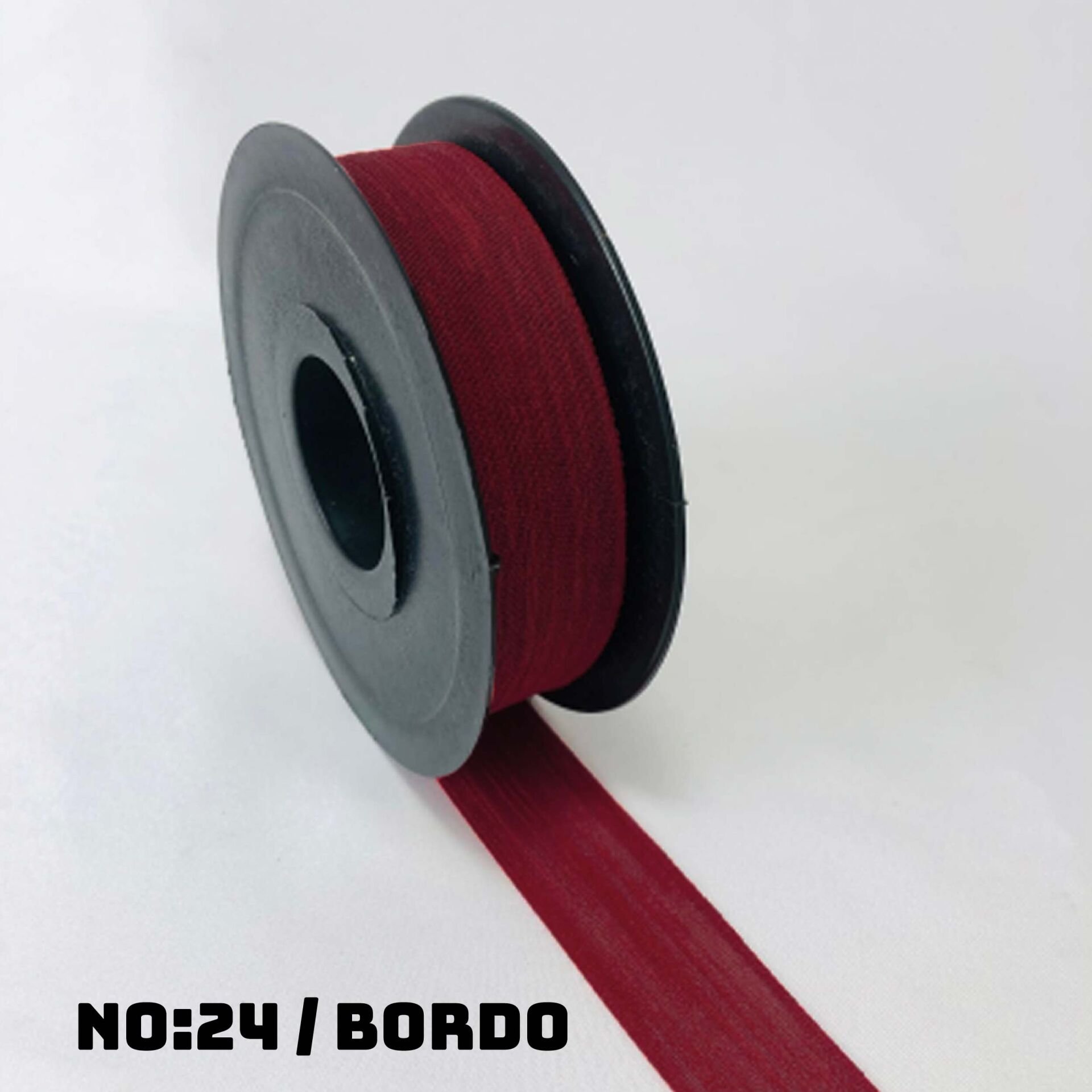 KETEN NOPEL KURDELE 20 METRE NO:24 - BORDO - 1 Adet