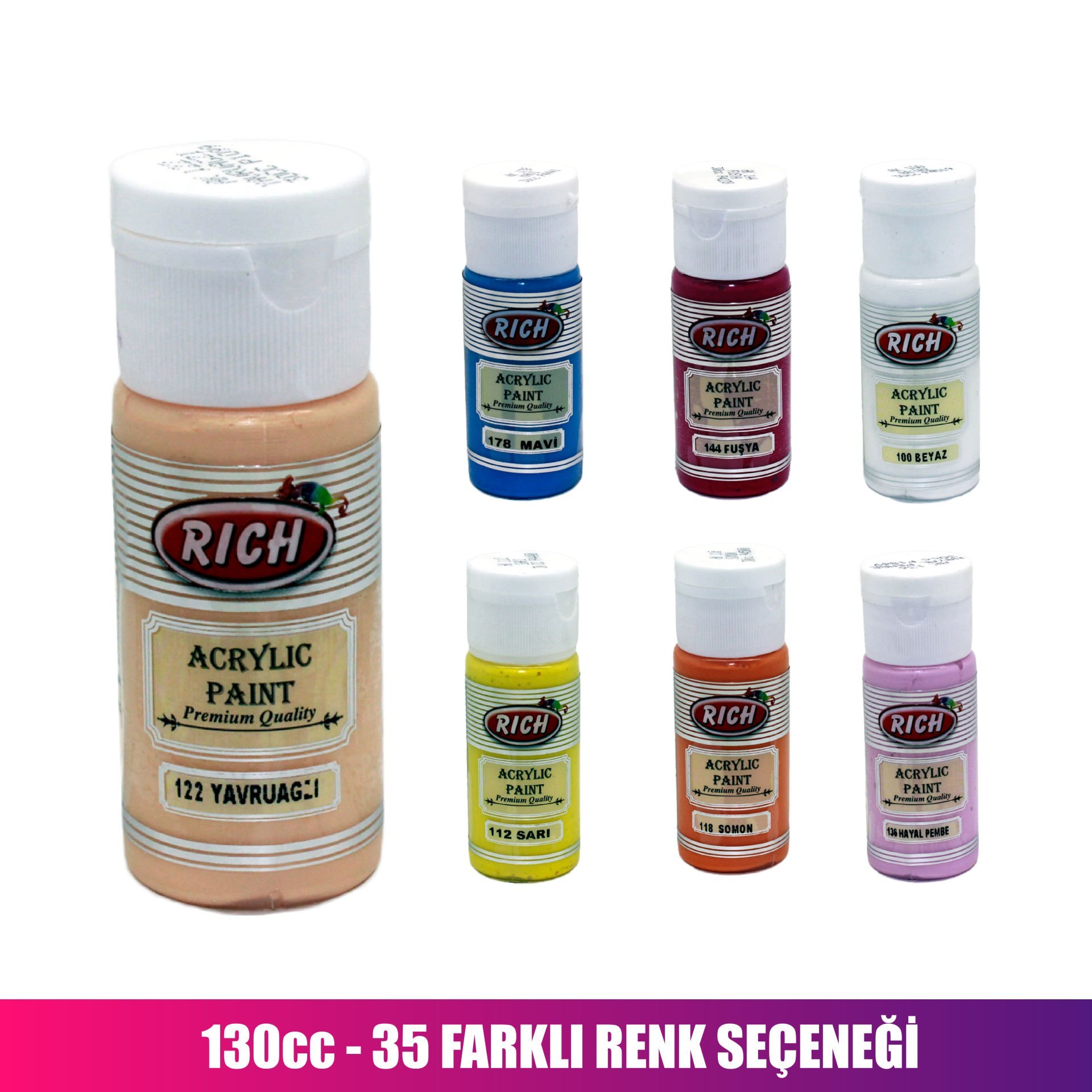 AKRİLİK BOYA AHŞAP BOYASI 120cc