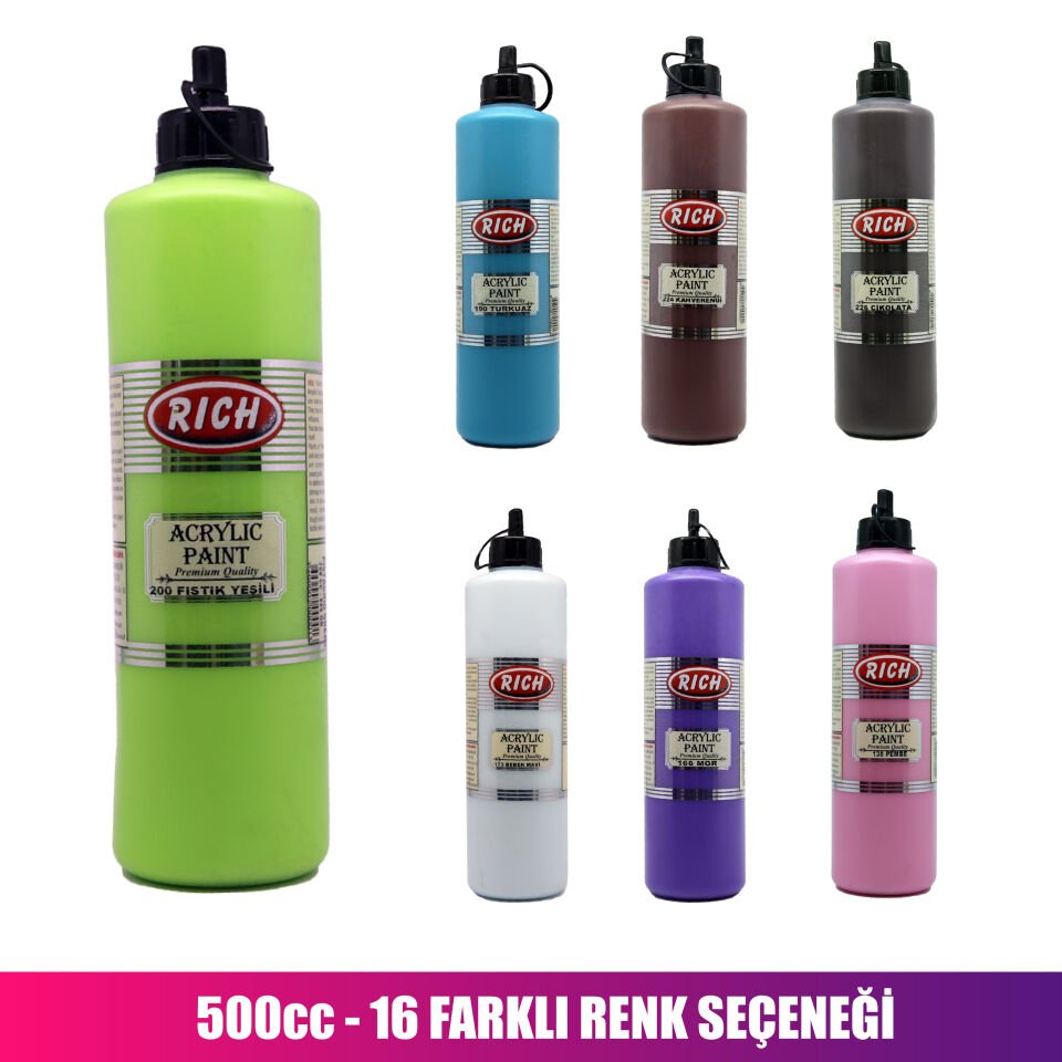 AKRİLİK BOYA AHŞAP BOYASI 500cc