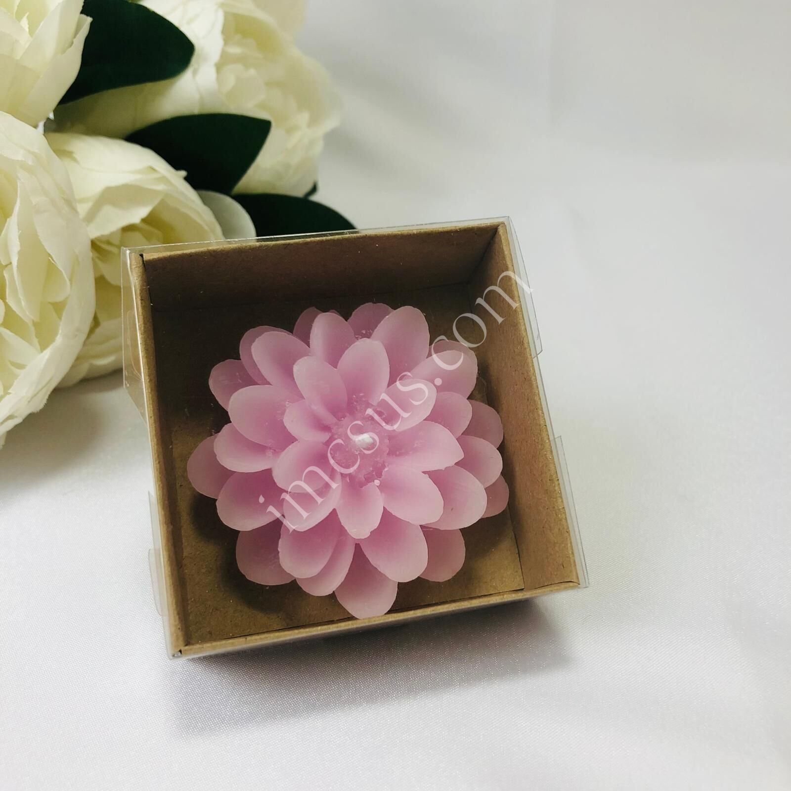 LOTUS MUM ALT KRAFT ASETAT KUTULU 1 Paket(12 Adet) - Pembe