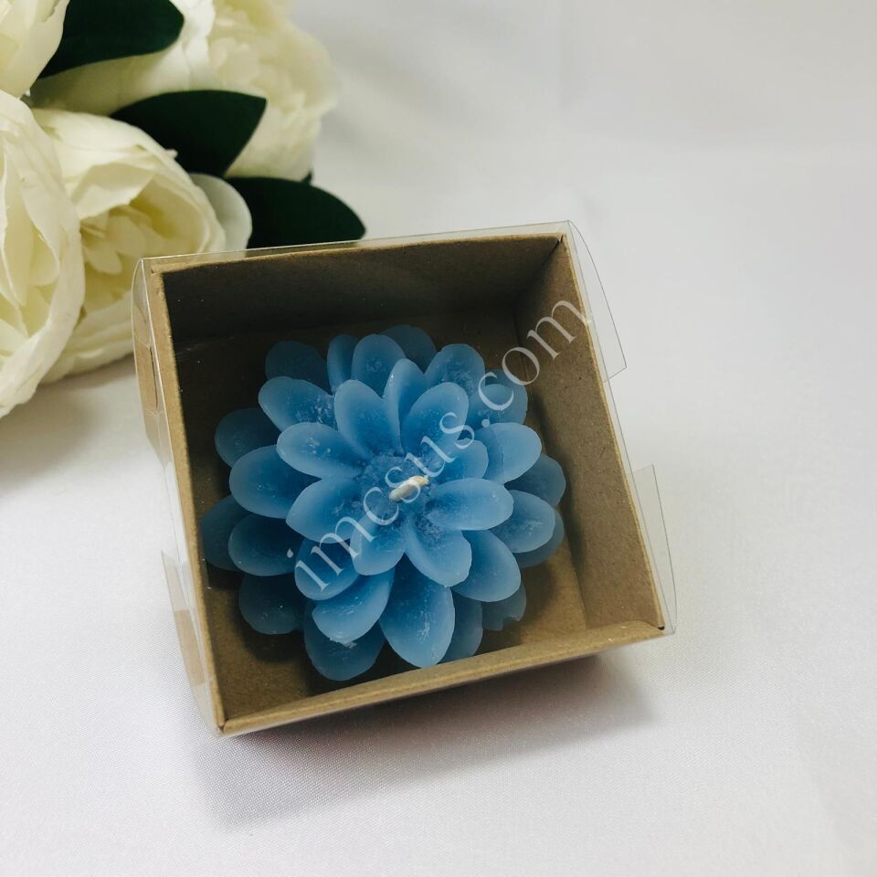 LOTUS MUM ALT KRAFT ASETAT KUTULU 1 Paket(12 Adet) - Mavi