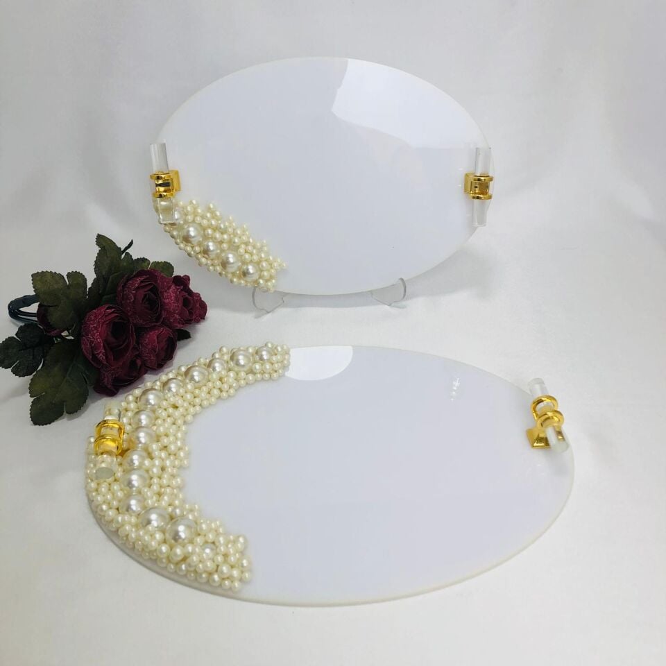 İNCİLİ MOBLEN TESPİ OVAL GOLD