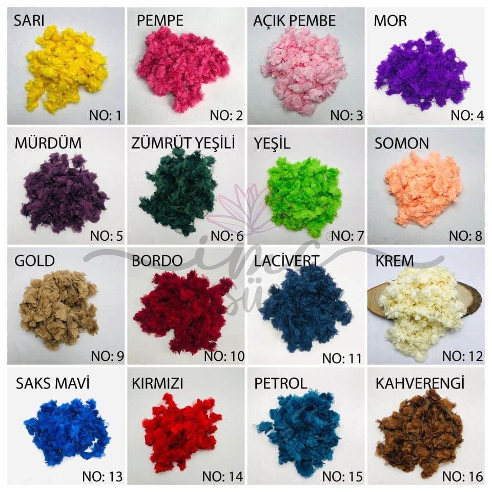 ÇİÇEK TÜL LAZER KESİM 10m NO:10 - BORDO