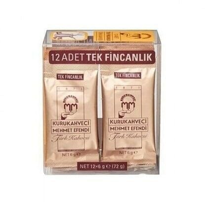 KAHVE 12'Lİ TEK FİNCANLIK 6gr