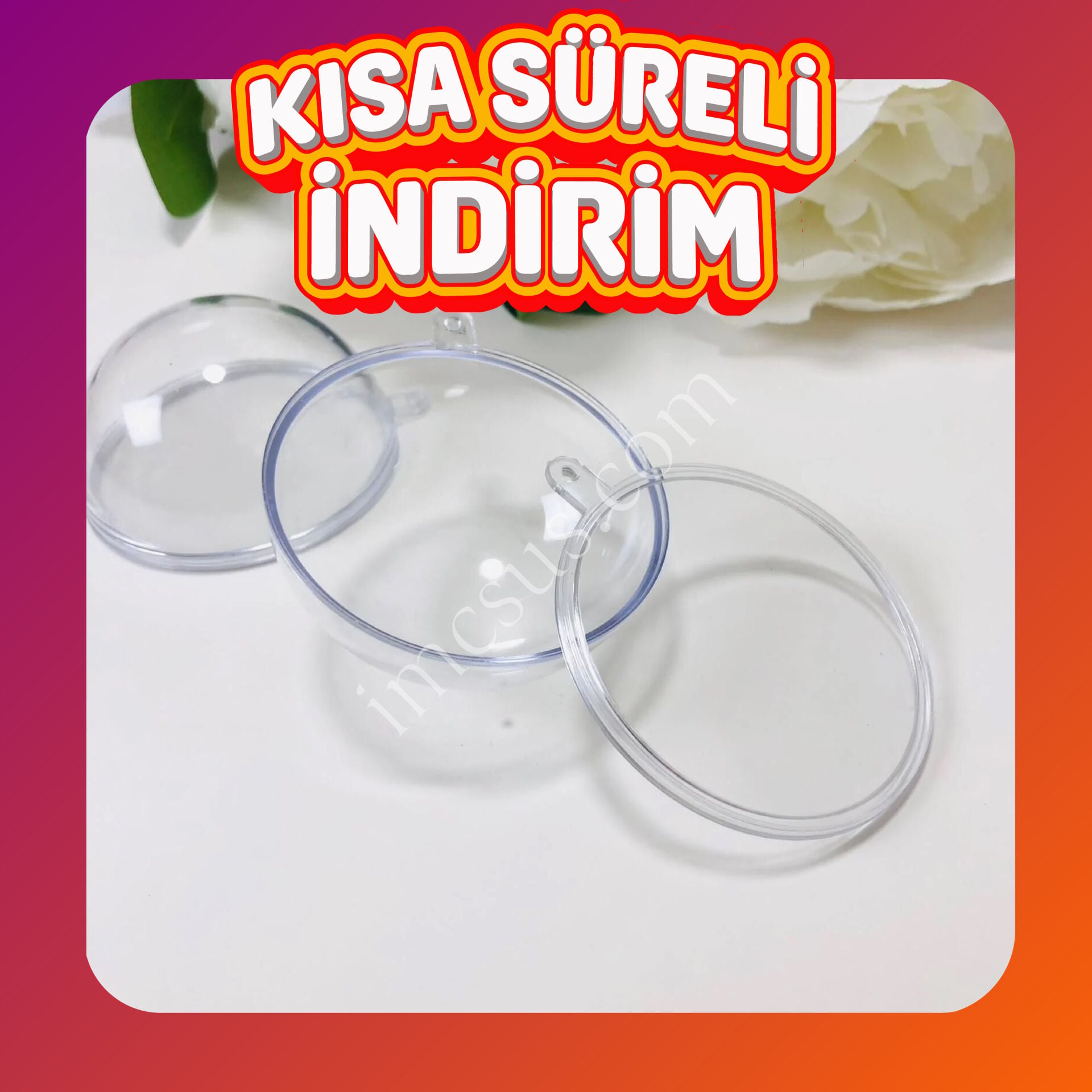 YARIM MİKA KÜRE 6cm KAMPANYA
