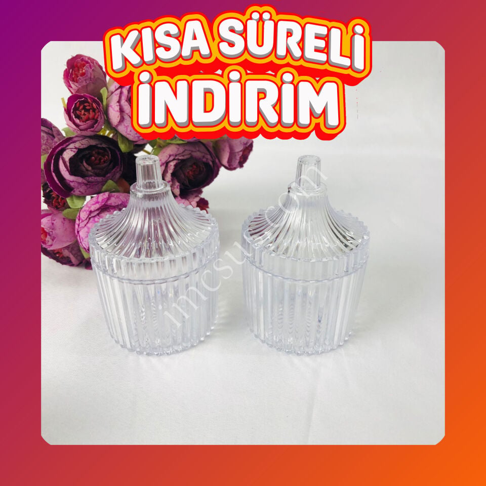 BOŞ TIRTIKLI MİKA ORTA BOY AKRİLİK ŞEKERLİK KAMPANYA