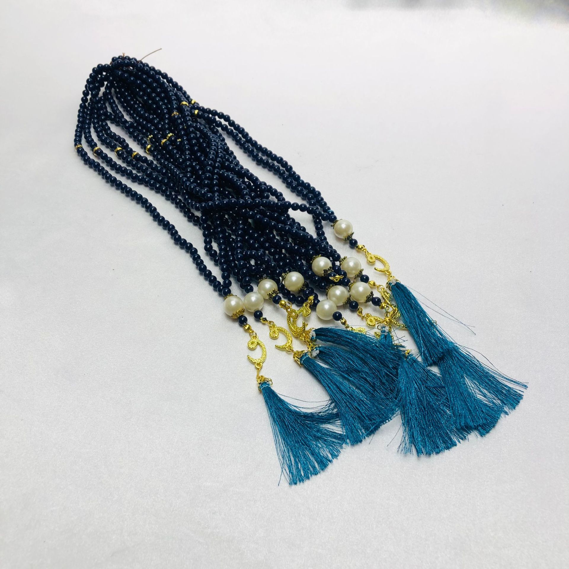 PLASTİK TESBİH LACİVERT 6mm