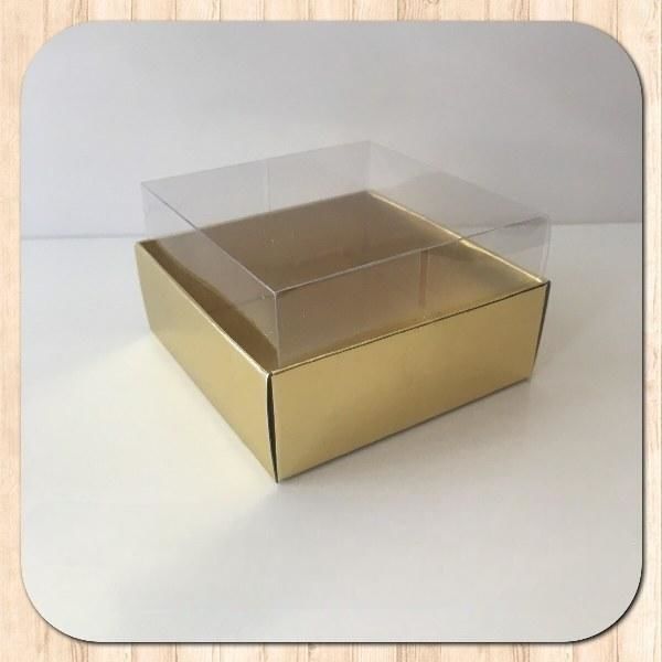 8x8x4 ALTI  GOLD ÜSTÜ ASETAT KUTU