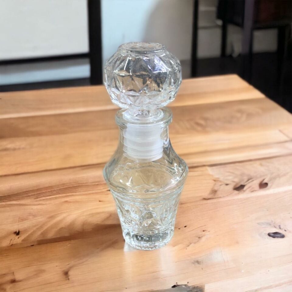 CAM ŞİŞE LÜKS KRİSTAL TOPUZ KAPAK 50cc NO-4 #kampanya12