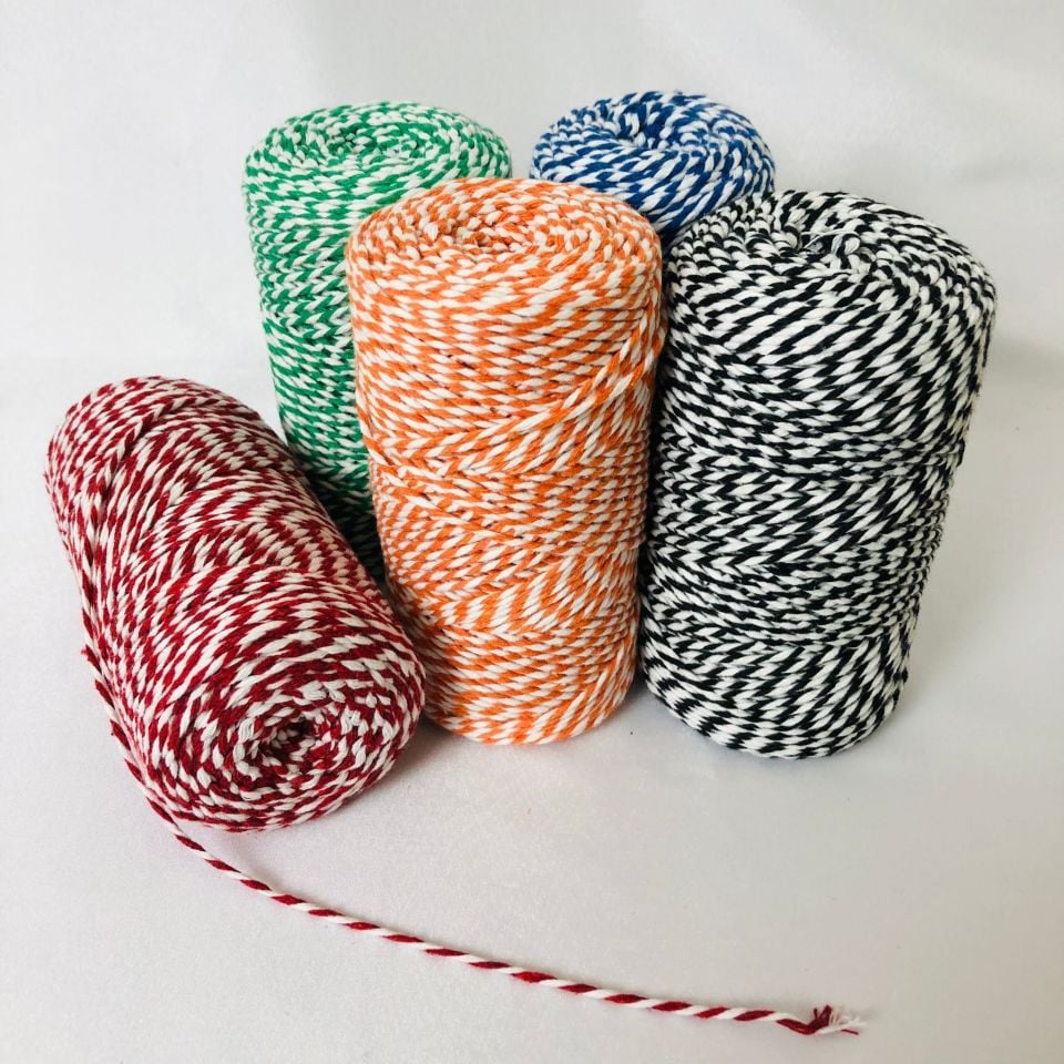 PAKETLEME İPİ ÇİFT RENK YILBAŞI İPİ 200gr