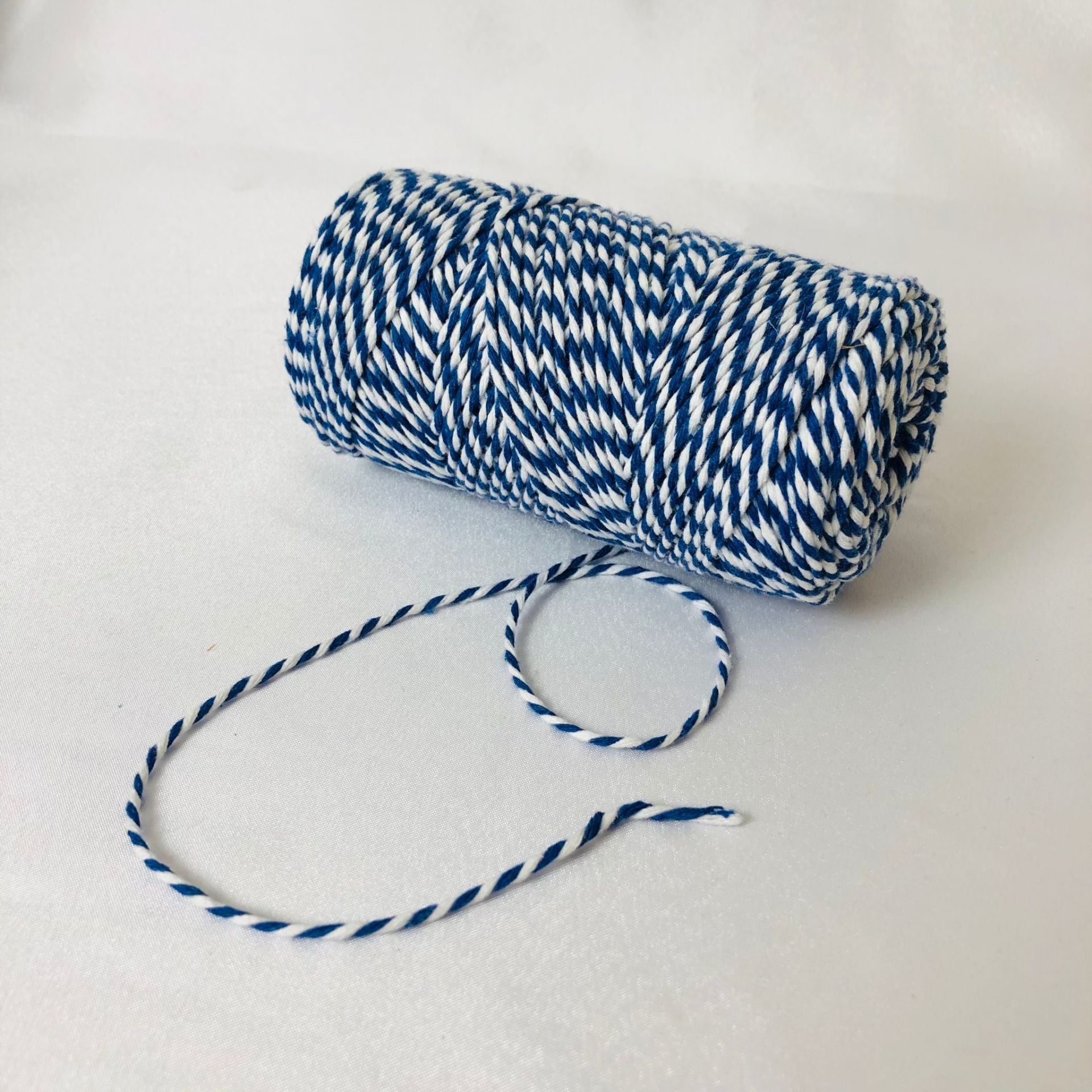 PAKETLEME İPİ ÇİFT RENK YILBAŞI İPİ 200gr Mavi