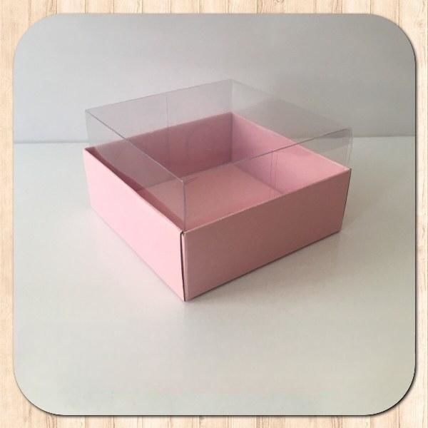 8x8x4 ALTI PEMBE ÜSTÜ ASETAT KUTU