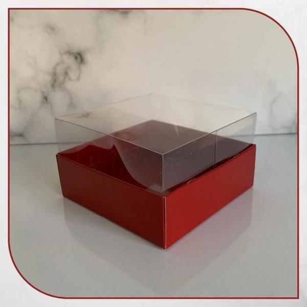 8x8x5 ALTI BORDO KARTON ÜSTÜ ASETAT KUTU