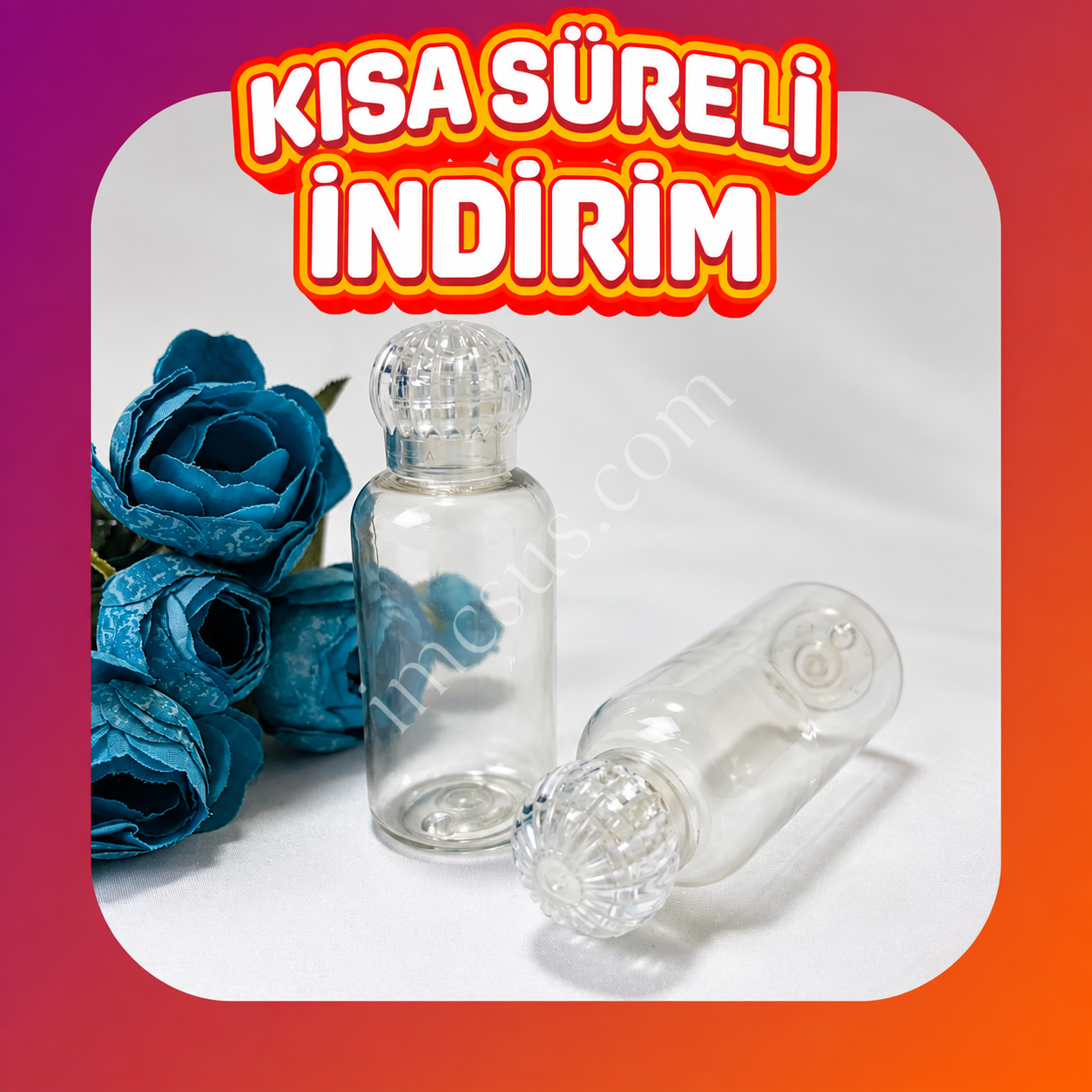 PVC KRAL TACI KAPAK ŞİŞE 50cc
