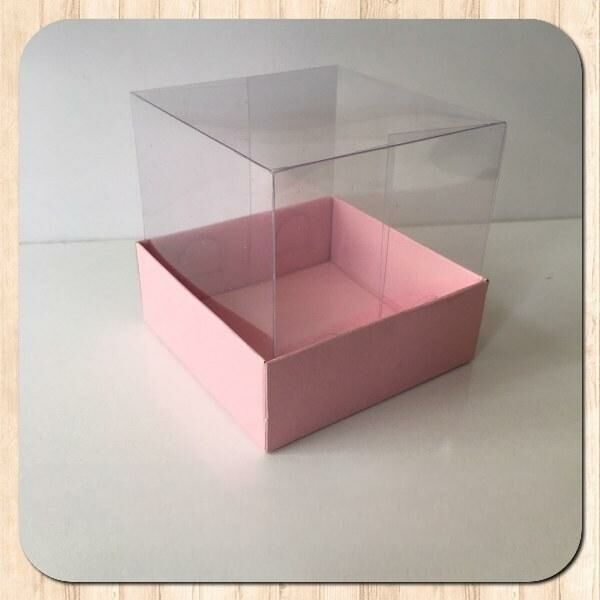 8x8x8 ALTI PEMBE ÜSTÜ ASETAT KUTU