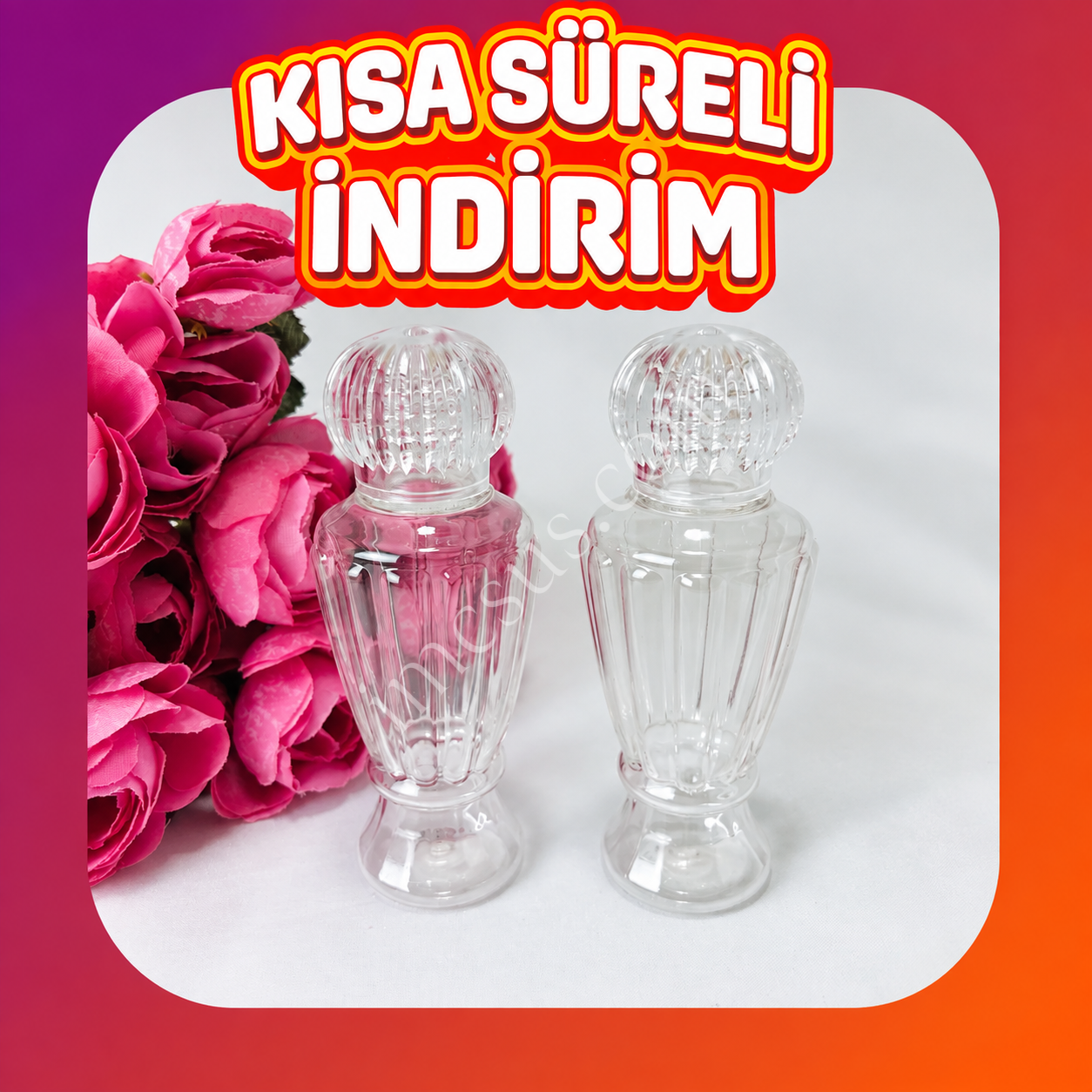 PVC VAZO ŞİŞE KRAL TACI KAPAK 50cc