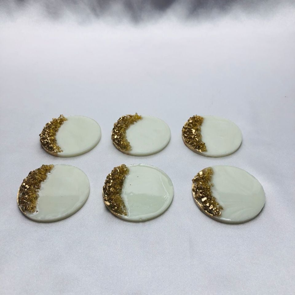 EPOKSİ KARIŞIM MAGNET GOLD TAŞLI YUVARLAK