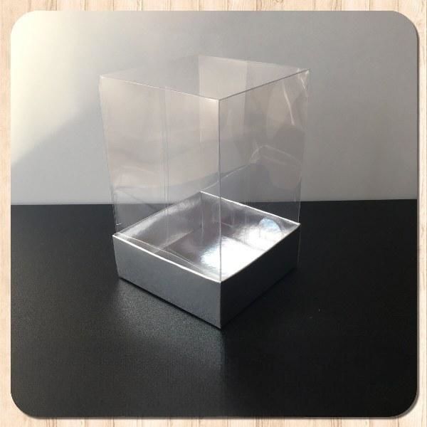 8x8x12 ALTI GÜMÜŞ ÜSTÜ ASETAT KUTU