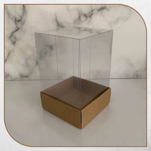 8x8x12 ALTI KRAFT ÜSTÜ ASETAT KUTU