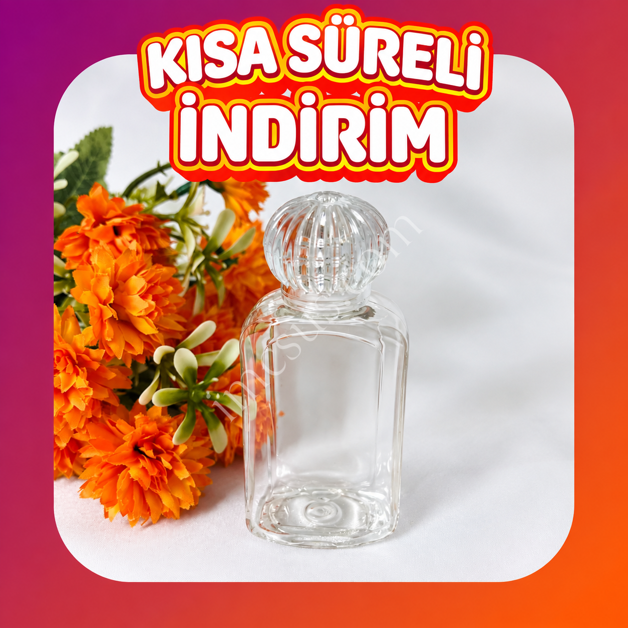 PVC ŞİŞE DİKDÖRTGEN KRAL TACI KAPAK 50cc