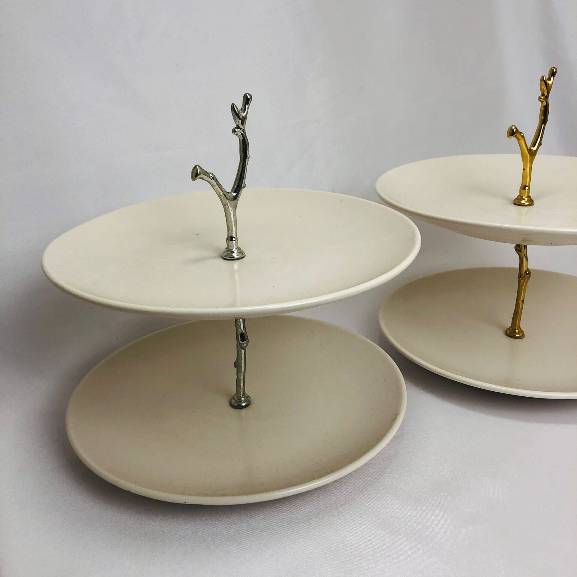 SUNUMLUK İKİ KATLI DAL PORSELEN YUVARLAK | KAMPANYA