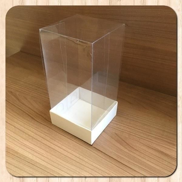 8x8x16 ALTI BEYAZ ÜSTÜ ASETAT KUTU