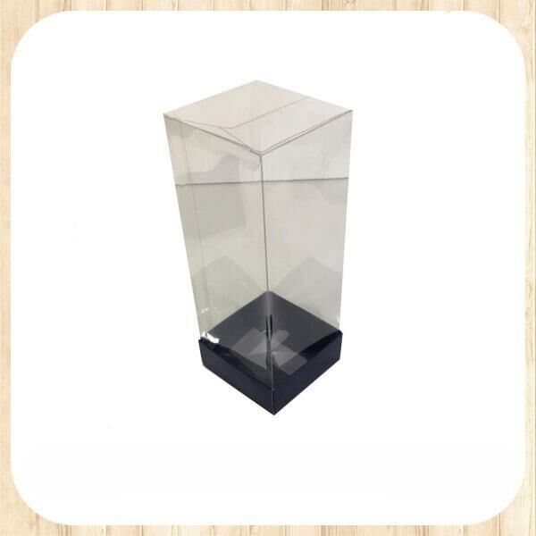 8x8x25 ALTI LACİVERT ÜSTÜ ASETAT KUTU