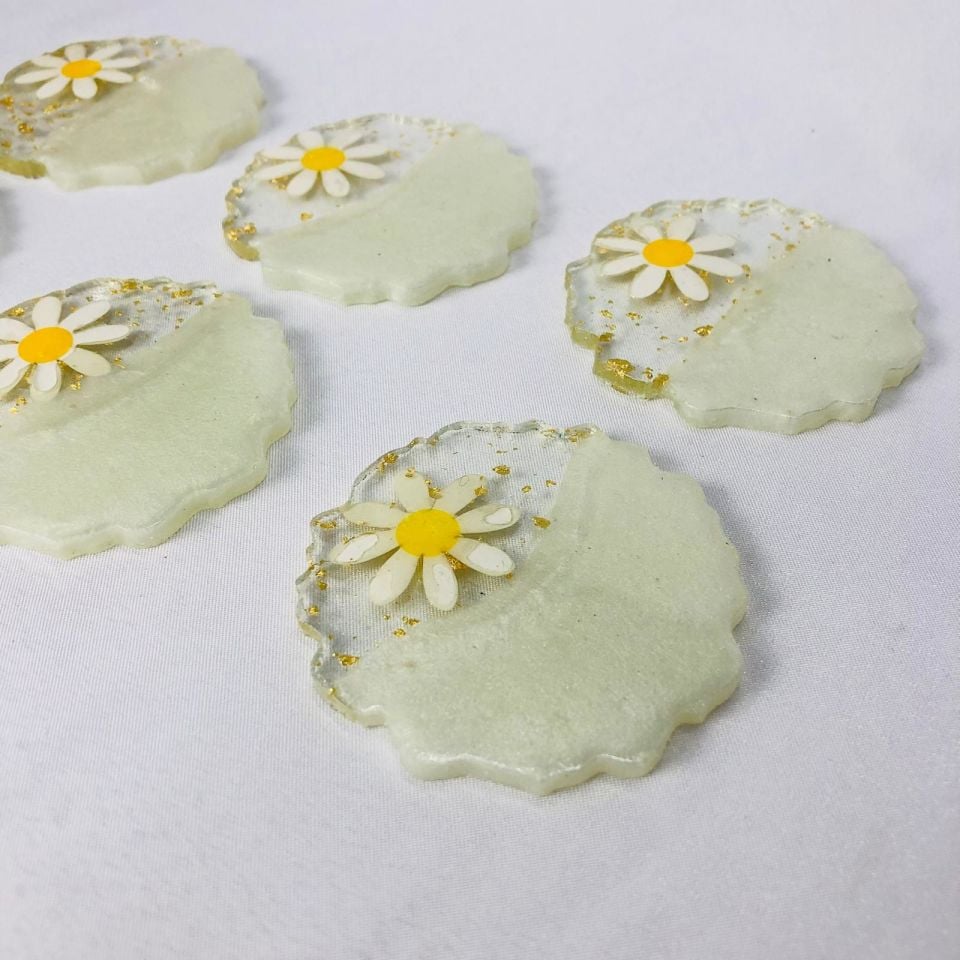 EPOKSİ KARIŞIM PAPATYA MAGNET TIRTIKLI