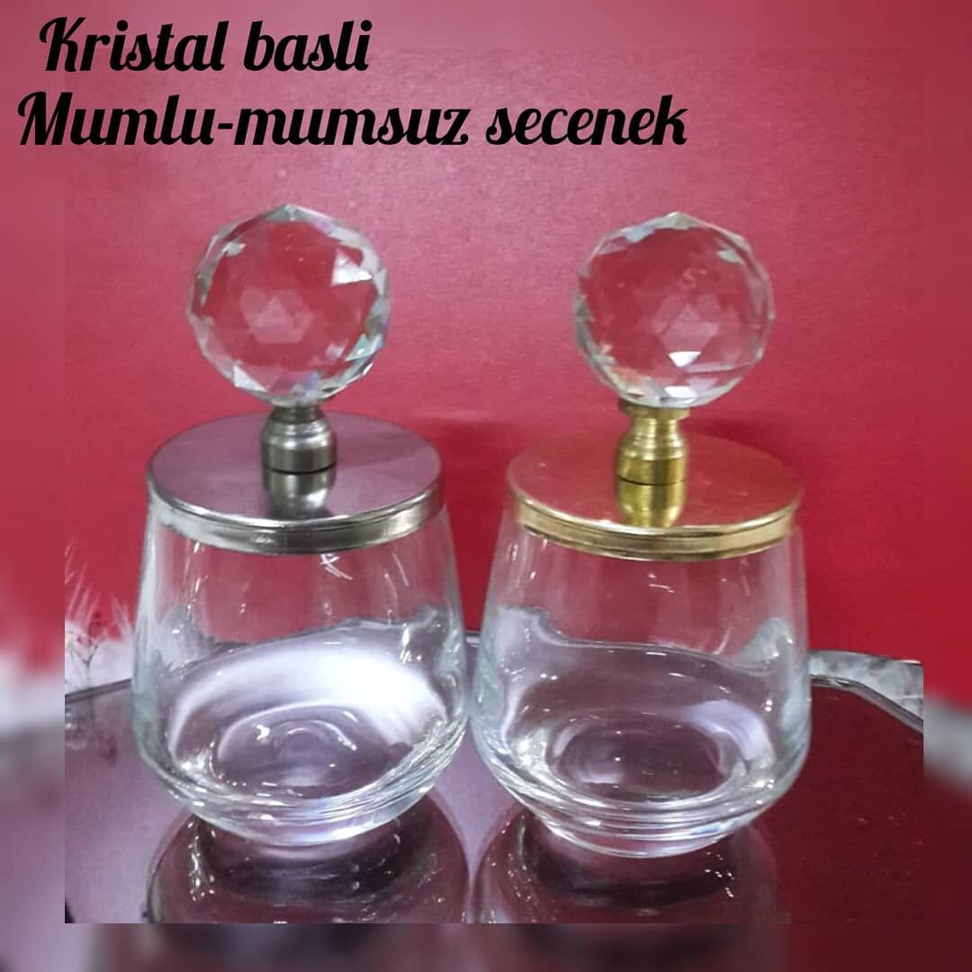 KRİSTAL BAŞLI BARDAK MUMSUZ