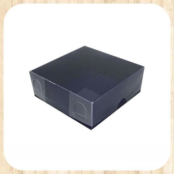 9x9x3 ALTI LACİVERT ÜSTÜ ASETAT KUTU