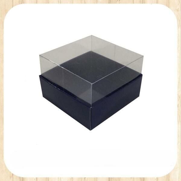 9x9x4 ALTI LACİVERT ÜSTÜ ASETAT KUTU