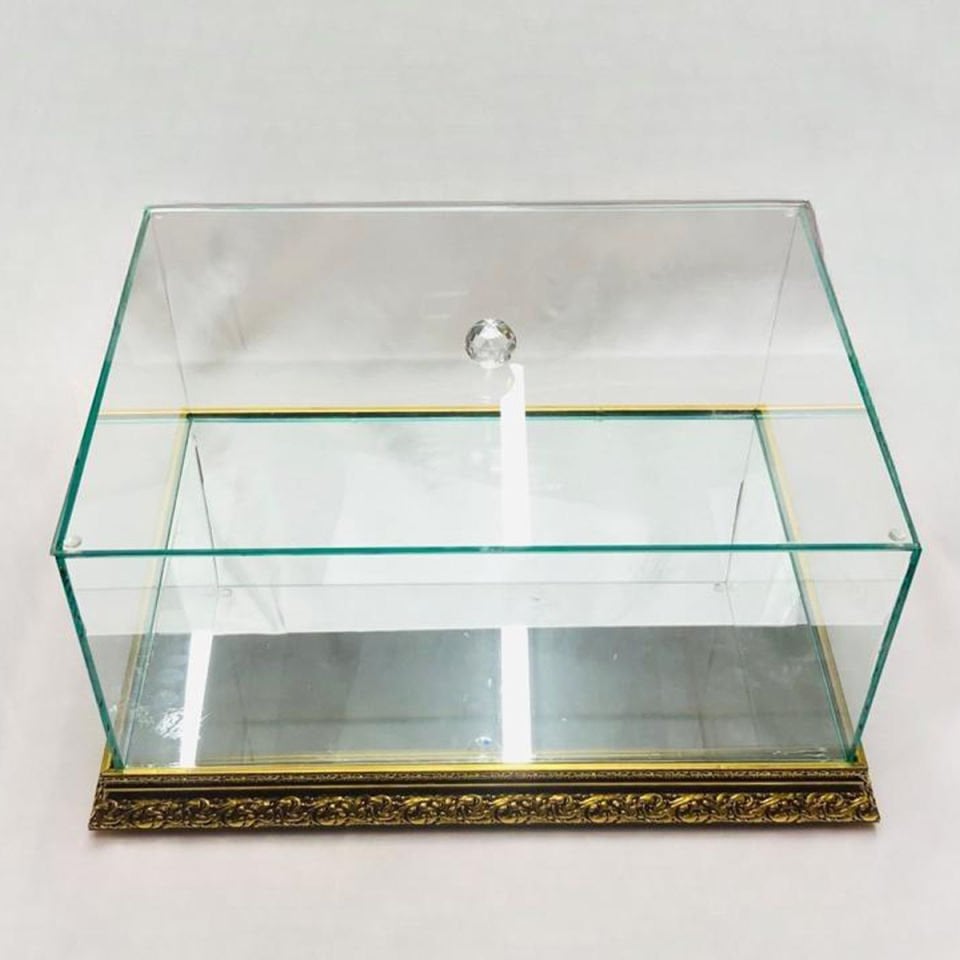 SANDIK CAM KUTU 55x35x20cm