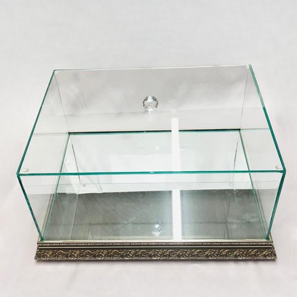 SANDIK CAM KUTU 55x35x20cm
