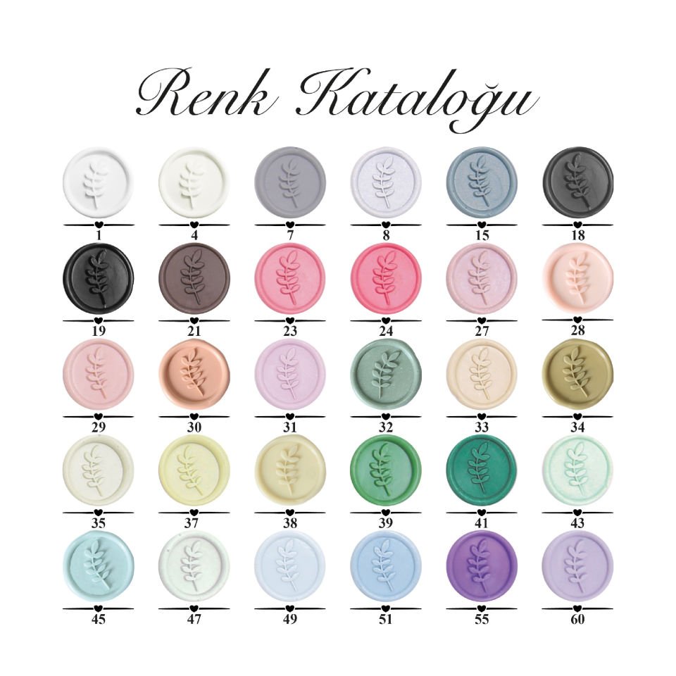 KARIŞIK OBJELER SERİSİ MÜHÜR 50'Lİ PAKET